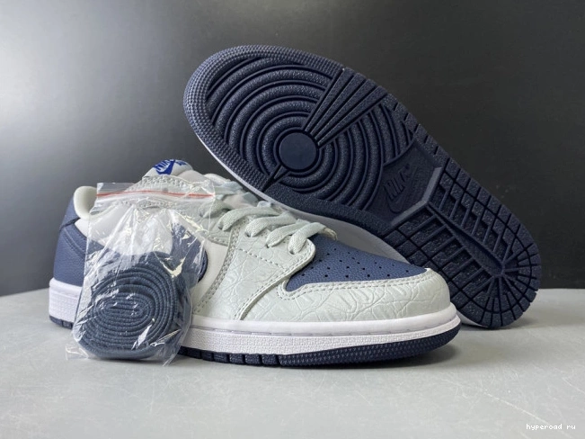 CW8576-200 Navy Air Jordan 1 Grey Blue 1011